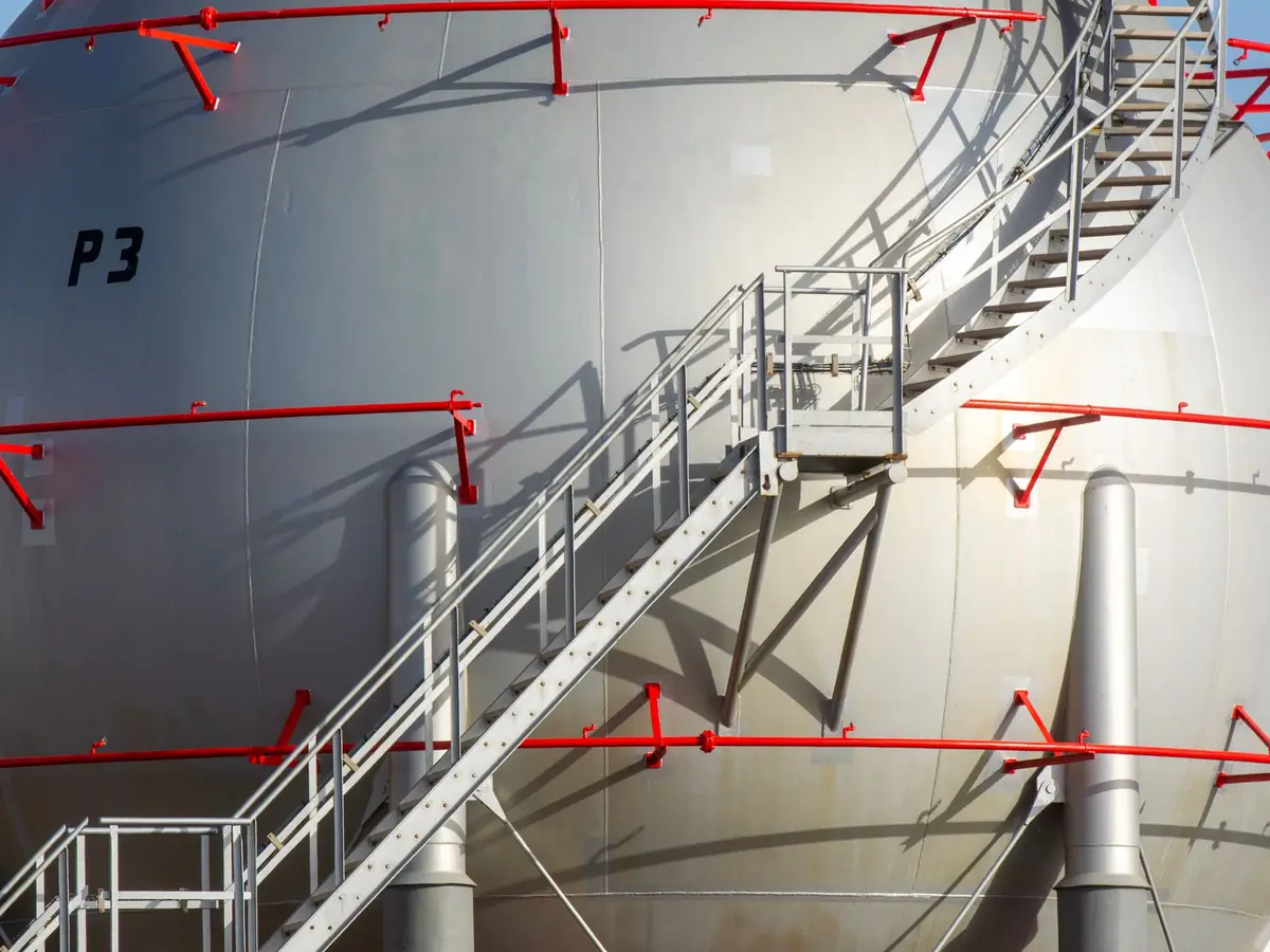 Gas storage facility